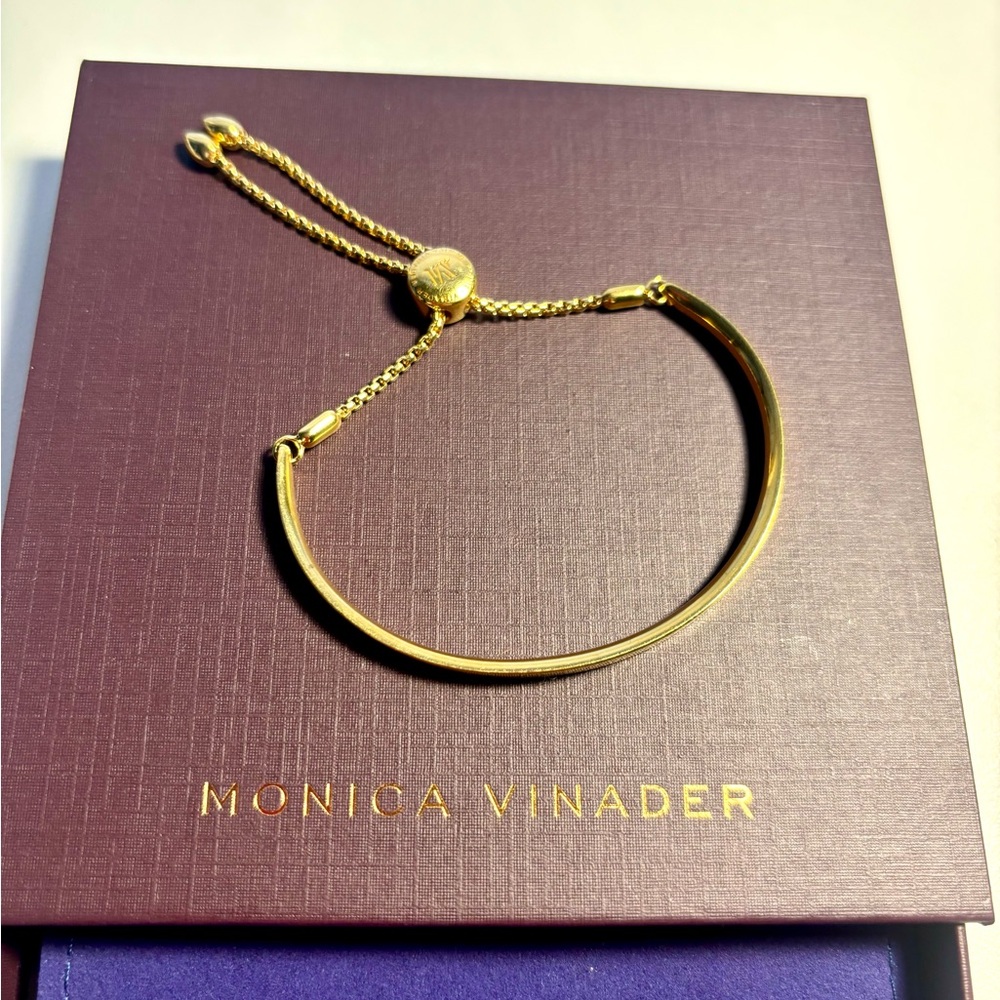 Monica Vinader Fiji Chain Friendship Bracelet With Box